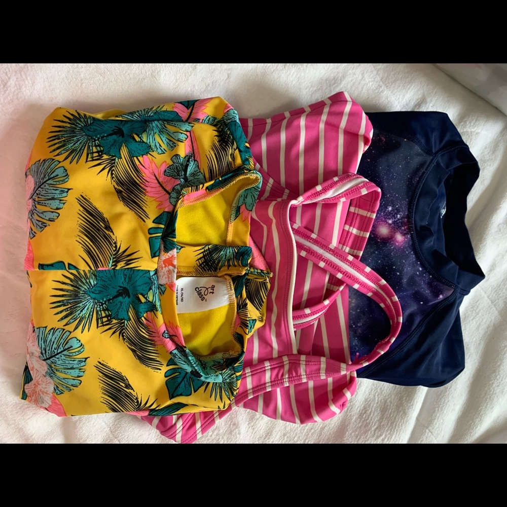 Swimsuit bundle girls 14/16 lands end, Hanna Andersson, art class